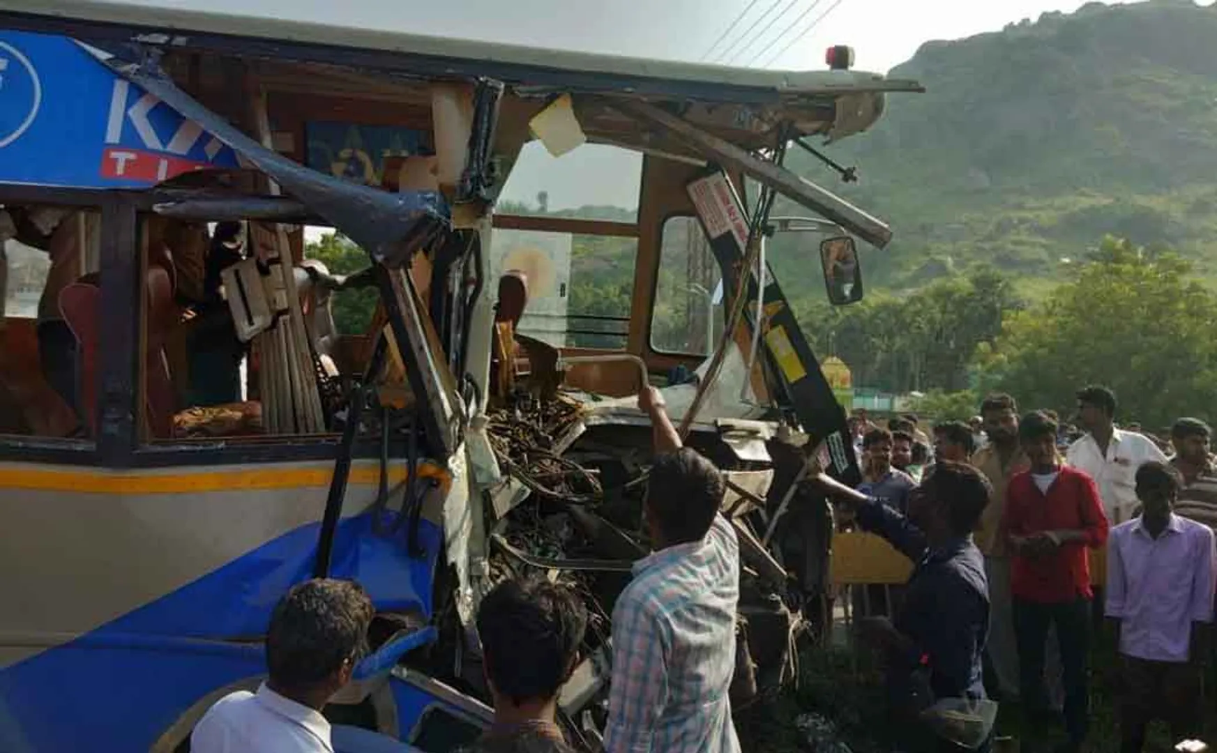 bus accident in vellore